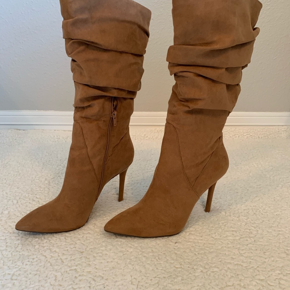 Jessica Simpson Aran Suede Boots Size 9